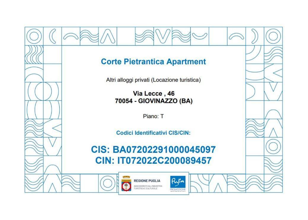 Corte Pietrantica - Charming Rooms & Suites Giovinazzo Bilik gambar